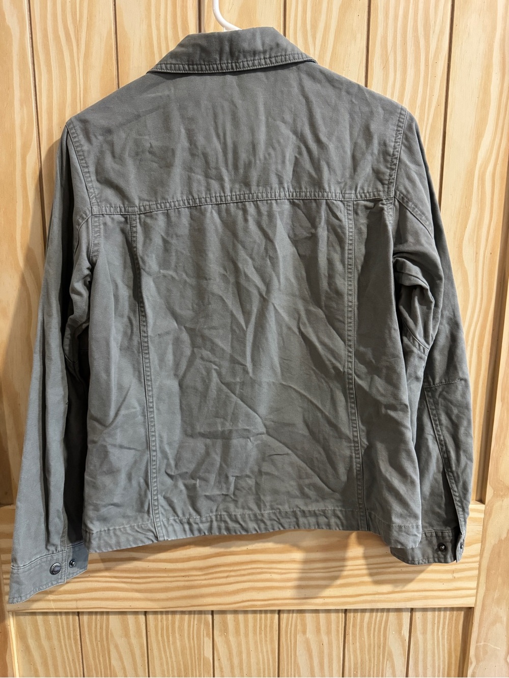 Vintage Columbia 100% Cotton Utility Jacket — Womens size Small - Picture 8 of 9